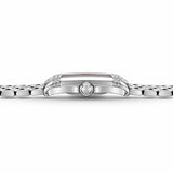 Profil de la montre Minoran PD-1737 argentée à cadran rouge